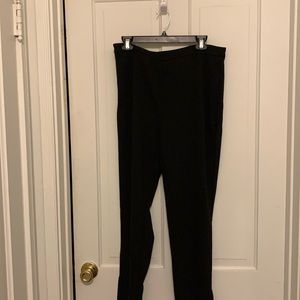 She in black dress pants. Size 12